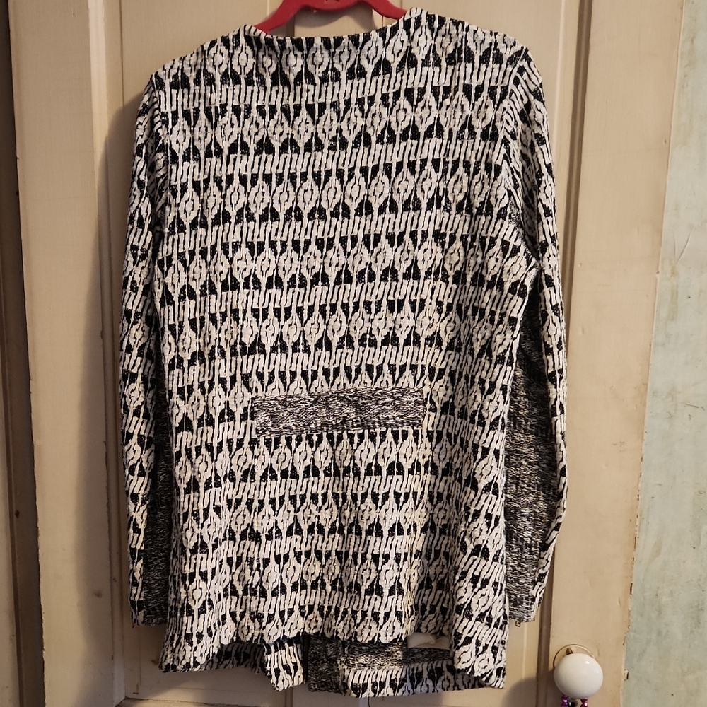 Lucky Brand Monochrome Patterned Blazer - Picture 4 of 4